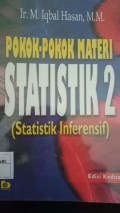 Pokok-Pokok Materi Statistik 2 (Statistik Inferensif)