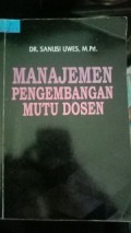 Manajemen Pengembangan Mutu Dosen