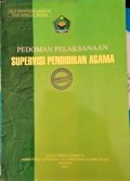 Pedoman Pelaksanaan Supervisi Pendidikan Agama