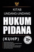 Kitab Undang-Undang Hukum Pidana