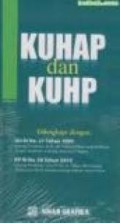 KUHAP DAN KUHP