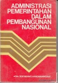 Administrasi Pemerintahan dalam Pembangunan Nasional