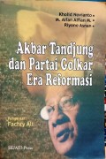 Akbar Tanjung dan Partai Golkar Era Reformasi