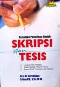 Pedoman Penulisan Ilmiah Skripsi dan Tesis