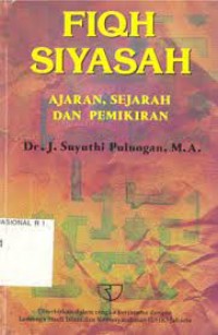 Image of Fiqh Siyasah; ajaran sejarah dan pemikiran